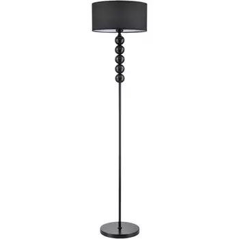 Торшер Lumion Tapia 8078/1F черный, металл/текстиль E27 1*60W 220V