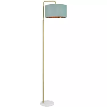 Торшер Lumion Aviola 8074/1F золото/зеленый, металл/камень/текстиль E27 1*60W 220V