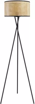 Плетеный торшер на треноге IP21 Lussole LGO LSP-0633