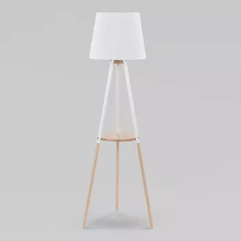 Торшер на треноге со столиком TK Lighting Vaio 698 White