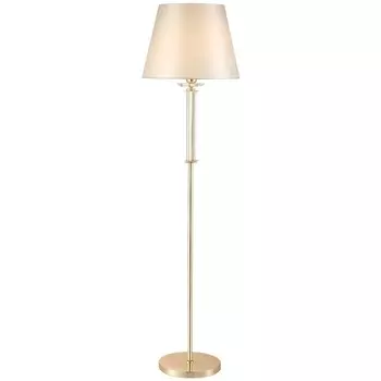 Торшер Crystal Lux NICOLAS PT1 GOLD/WHITE