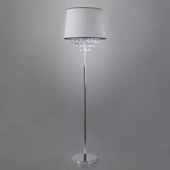 Торшер Opera 01037/1 хром/прозрачный хрусталь Strotskis (Eurosvet)