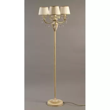 Торшер с хрусталем Nervilamp 910 P910/3 в фиде фонаря с подвесками