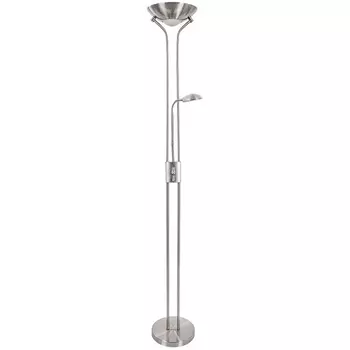 Торшер светодиодный с лампой для чтения Arte Lamp Duetto A4329PN-2SS