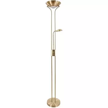 Торшер светодиодный с лампой для чтения Arte Lamp Duetto A4329PN-2PB