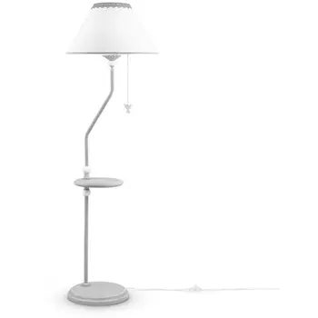 Торшер с птичками со столиком Maytoni Bouquet ARM023-FL-01-S