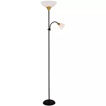 Торшер с выключателем Arte Lamp Duetto A9569PN-2BK