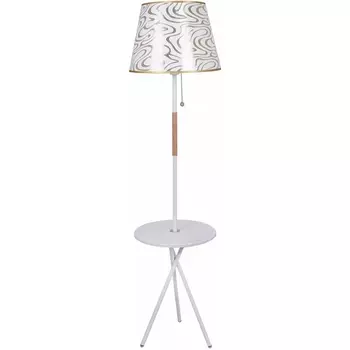 Торшер на треноге со столиком Reluce 01721-2.6-01B WH