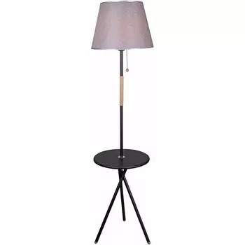 Торшер со столиком Reluce 01721-2.6-01B BK