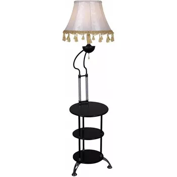 Торшер со столиком Reluce 01757-0.6-01 BK