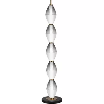 Торшер ST Luce Ice SL6130.405.27 Черный/Белый, Дымчатый LED 1*35W 3000K