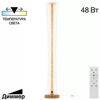 Торшер с пультом светодиодный звездное небо Citilux Fanny CL213921