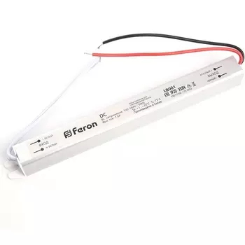 Трансформатор для светодиодной ленты 24W 12V( ультратонкий драйвер) Feron LB001 48011