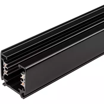Трек (шинопровод) LGD-4TR-TRACK-2000-BK-M (C) (Arlight, IP20 Металл, 3 года) 024722(2) (2 метра)