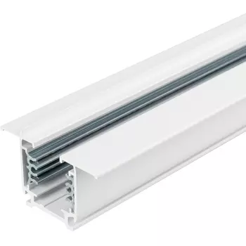 Трек встраиваемый (шинопровод 1м) LGD-4TR-TRACK-F-1000-WH-M (C) (Arlight, IP20 Металл, 3 года) 032761(1)