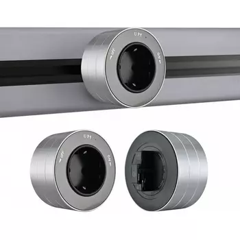 Трековая розетка Arte Milano Am-track-sockets 380011TS/ES Grey