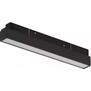 Трековый магнитный светильник 48V 12W iLedex Vision48/22 4822-001-L300-12W-110DG-3000K-BK