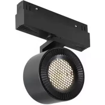 Трековый магнитный светильник 48V iLedex Vision48/22 4822-010-D82-12W-38DG-4000K BK (WALL WASHER)