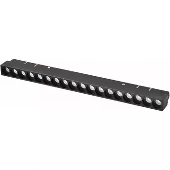 Трековый магнитный светильник 48V iLedex Vision48/22 SMART 4822-002-L350-18W-38DG-BK (Умный дом, Алиса)