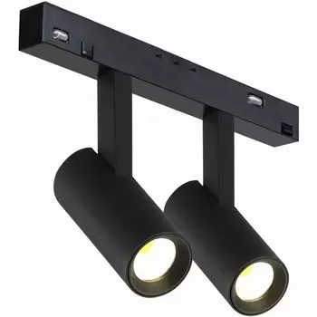 Трековый магнитный светильник 48V iLedex Vision48/22 SMART 4822-005-D34-16W-40DG-BK (Умный дом, Алиса)