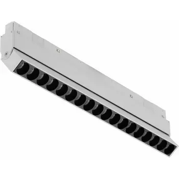 Трековый магнитный светильник 48V iLedex Vision48/22 4822-003-L350-18W-38DG-4000K-WH