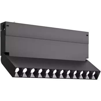 Трековый однофазный светильник ST Luce Skyline 220 ST686.496.09 SMART черный LED 1*9W 3000K/4000K/5000K 220V