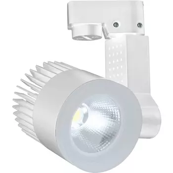Трековый однофазный светильник светодиодный 220V 20030TRA/02 30W 4200K белый матовый Escada 20030 20030TRA/02LED SWH