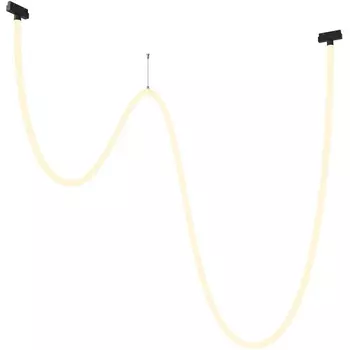 Трековый подвесной светильник гибкий 48V Tau Exility 3000K 100Вт 360° LED (магнитный) Maytoni Technical TR101-2-100W3K-B