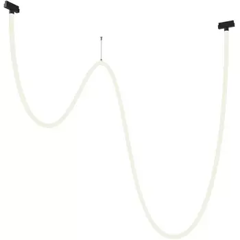 Трековый подвесной светильник гибкий 48V Tau Exility 4000K 100Вт 360° LED (магнитный) Maytoni Technical TR101-2-100W4K-B