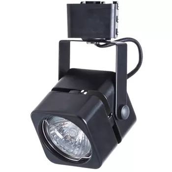 Трековый однофазный светильник 220V Arte Lamp Misam A1315PL-1BK