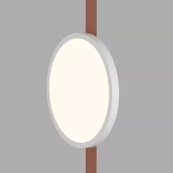 Трековый светильник низкоковольтный для ременной системы LED 48V Denkirs Belty Flow DK5567-WH+BK