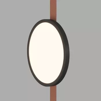 Трековый светильник низкоковольтный для ременной системы LED 48V Denkirs Belty Flow DK5567-BK