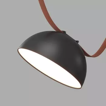 Трековый светильник низкоковольтный для ременной системы LED 48V Denkirs Belty Flow DK5560-BK