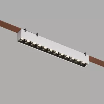 Трековый светильник низкоковольтный для ременной системы LED 48V Denkirs Belty Grill DK5571-WB