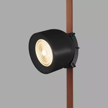 Трековый светильник низкоковольтный для ременной системы LED 48V Denkirs Belty Spot DK5541-BK