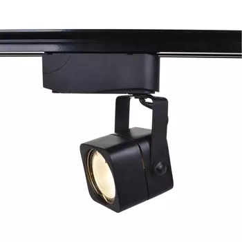 Трековый светильник однофазный 220V Arte Lamp Lente A1314PL-1BK