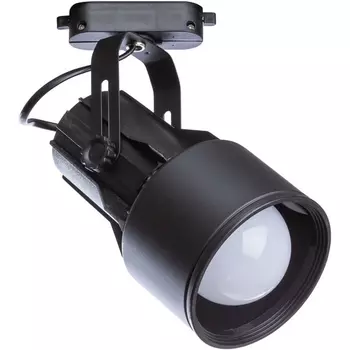 Трековый светильник однофазный 220V Arte Lamp Lyra A6252PL-1BK