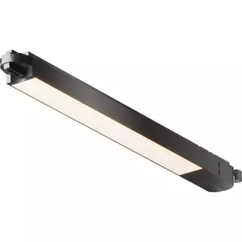 Трековый светильник 220V Basis Unity 3000K 12Вт 110° (однофазный) Maytoni Technical TR000-1-12W3K-B