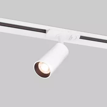 Трековый светильник LED 220V белый/черный 15W 4200K однофазный Elektrostandard Diffe 85166/01