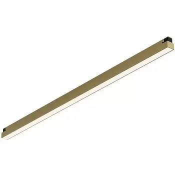 Трековый светильник LED для магнитного шинопровода Denkirs Shine Linear DK5752-SB 48V 24W сатинированная латунь