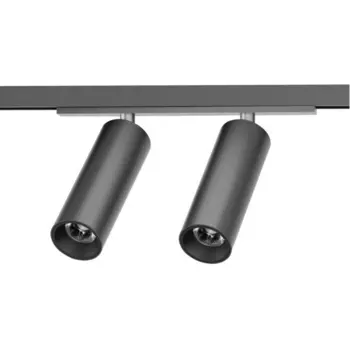 Трековый светильник LED для магнитного шинопровода Denkirs Shine Spot DK5742-DN 48V 8W*2 темный никель