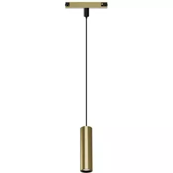 Трековый светильник LED для магнитного шинопровода Denkirs Shine Spot DK5744-SB 48V 8W сатинированная латунь