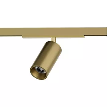 Трековый светильник LED для магнитного шинопровода Denkirs Shine Spot DK5740-SB 48V 6W сатинированная латунь