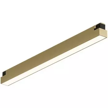 Трековый светильник LED для магнитного шинопровода Denkirs Shine Linear DK5751-SB 48V 12W сатинированная латунь