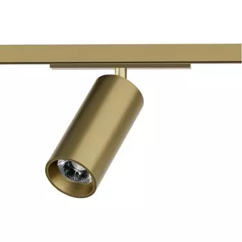 Трековый светильник LED для магнитного шинопровода Denkirs Shine Spot DK5741-SB 48V 10W сатинированная латунь