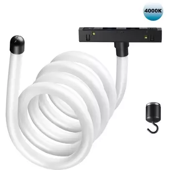 Трековый светильник гибкий для низковольтного шинопровода FLUM Novotech Ramo 359140 KONST IP20 LED 4000K 25W 48V 2500Лм