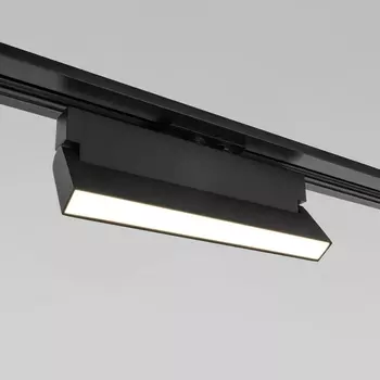 Трековый светильник LED 220V для однофазного черный Вт Elektrostandard Arda 85016/01