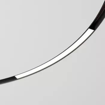 Трековый светильник магнитный LED 48V для радиусного шинопровода Elektrostandard Slim Magnetic 85182/01 16W 4200K Planar чёрный ? 1200мм