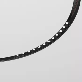 Трековый светильник магнитный LED 48V для радиусного шинопровода Elektrostandard Slim Magnetic 85184/01 12W 4200K Intenso чёрный ?800мм