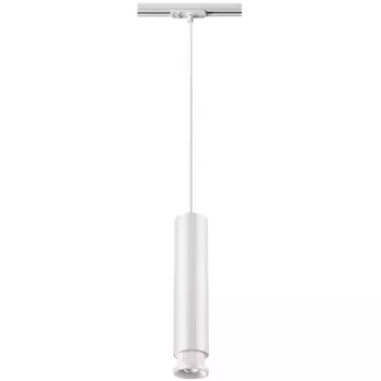 Светильник трековый однофазный трехжильный IP20 3000К 12W 220V NT19 080 белый Novotech Eddy 357976